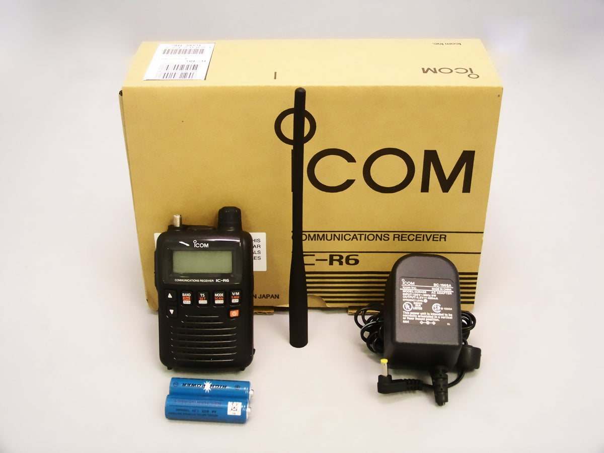 Icom IC-R6 R6 wide band UHF VHF scanner receiver – SRCOMMUNICATIONS