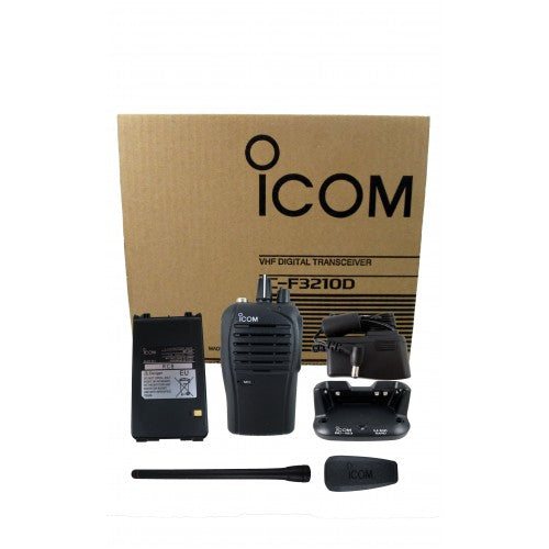 Icom F3210D 01 RC digital VHF 5 watt 16 channels 136-174 MHz portable radio